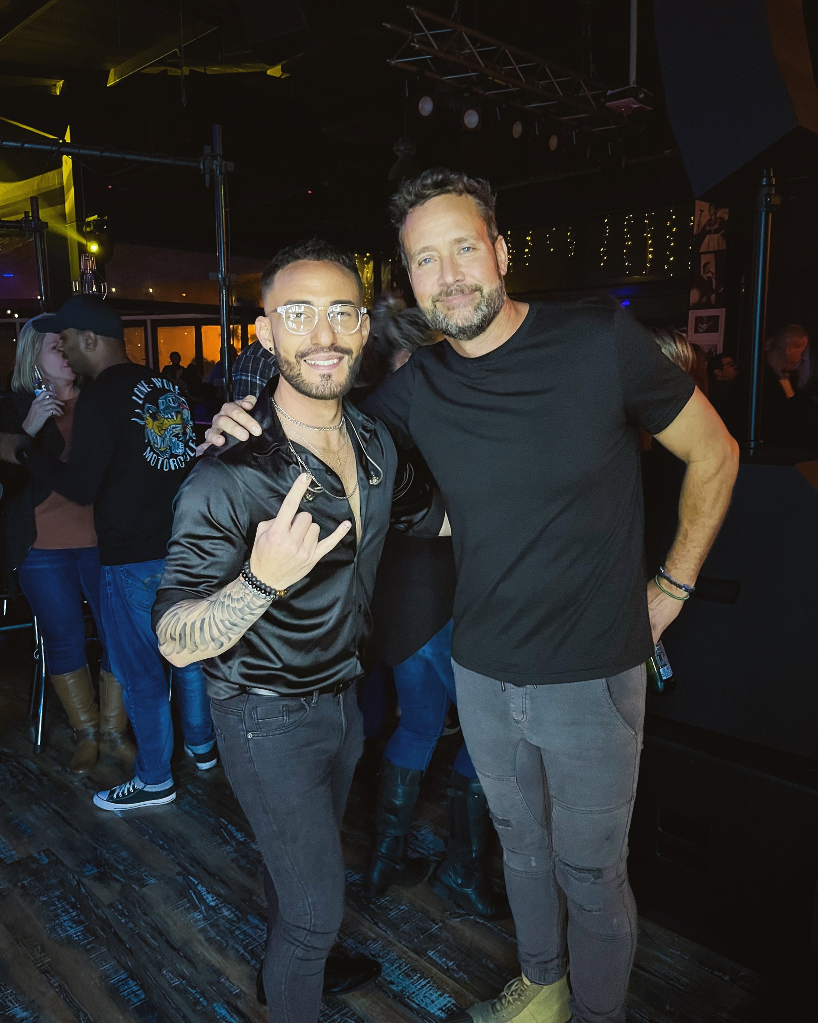 Wayne Cumming with Craig Hinds of Watershed at Bailey’s Live
